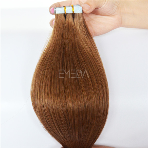Hair Tape In Extensions Silky Straight Skin Weft Human Remy Hair YL333